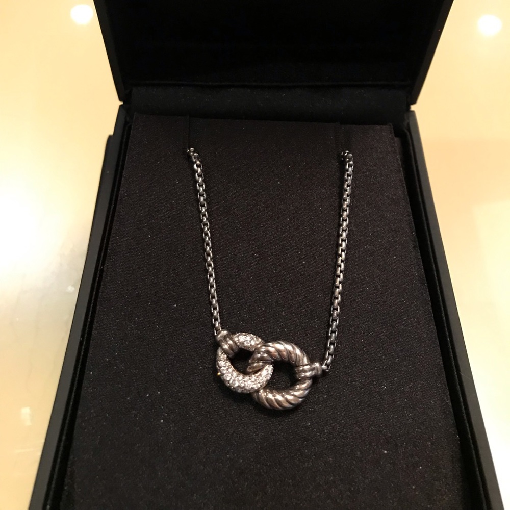 Belmont Double Curb Link w Diamonds •make an offer